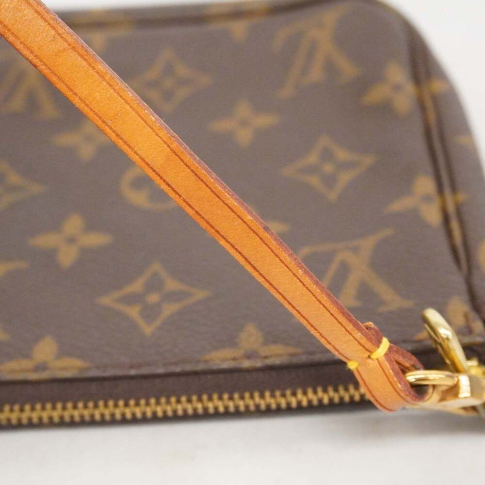 Louis Vuitton Monogram Pochette Accessoires M51980 Brown Women's Bag/Pouch - Picture 14 of 16
